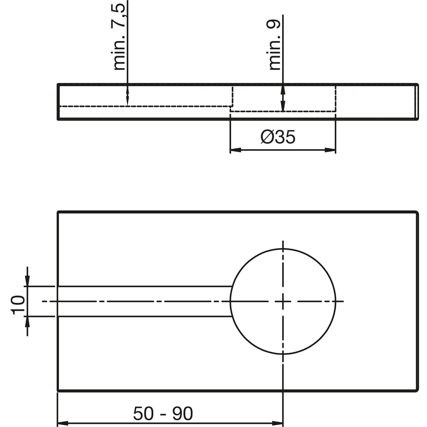 Siso Arbeitsplattenverbinder FIX-A-LOT für Arbeitsplatten ab 10 mm, KS hellgrau
