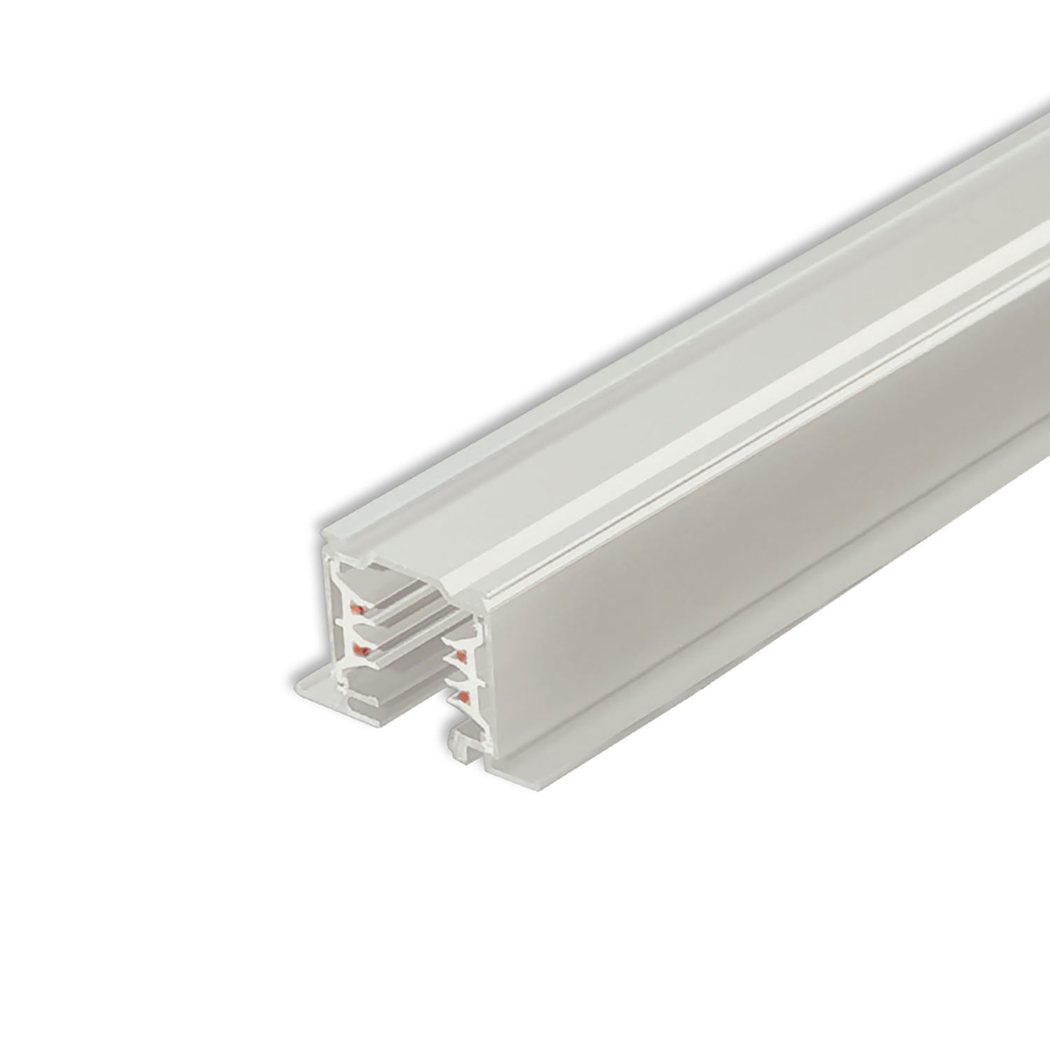 ISOLED 3-Phasen Classic Einbau-Stromschiene 2m weiß