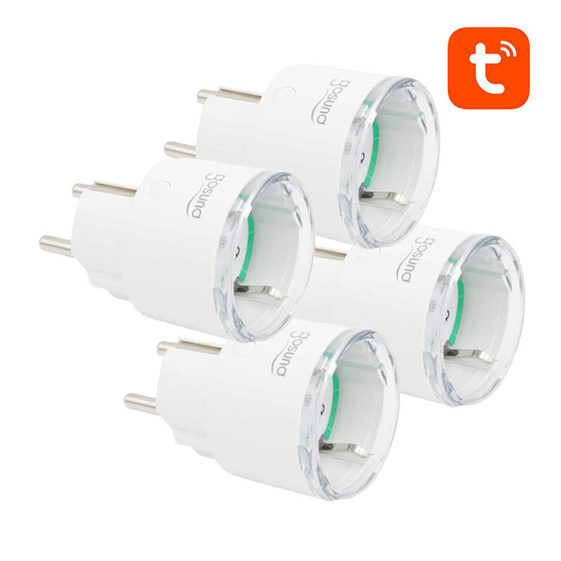 Gosund Smarte Steckdose 16A SP111 3680W WiFi Tuya (4Stk)