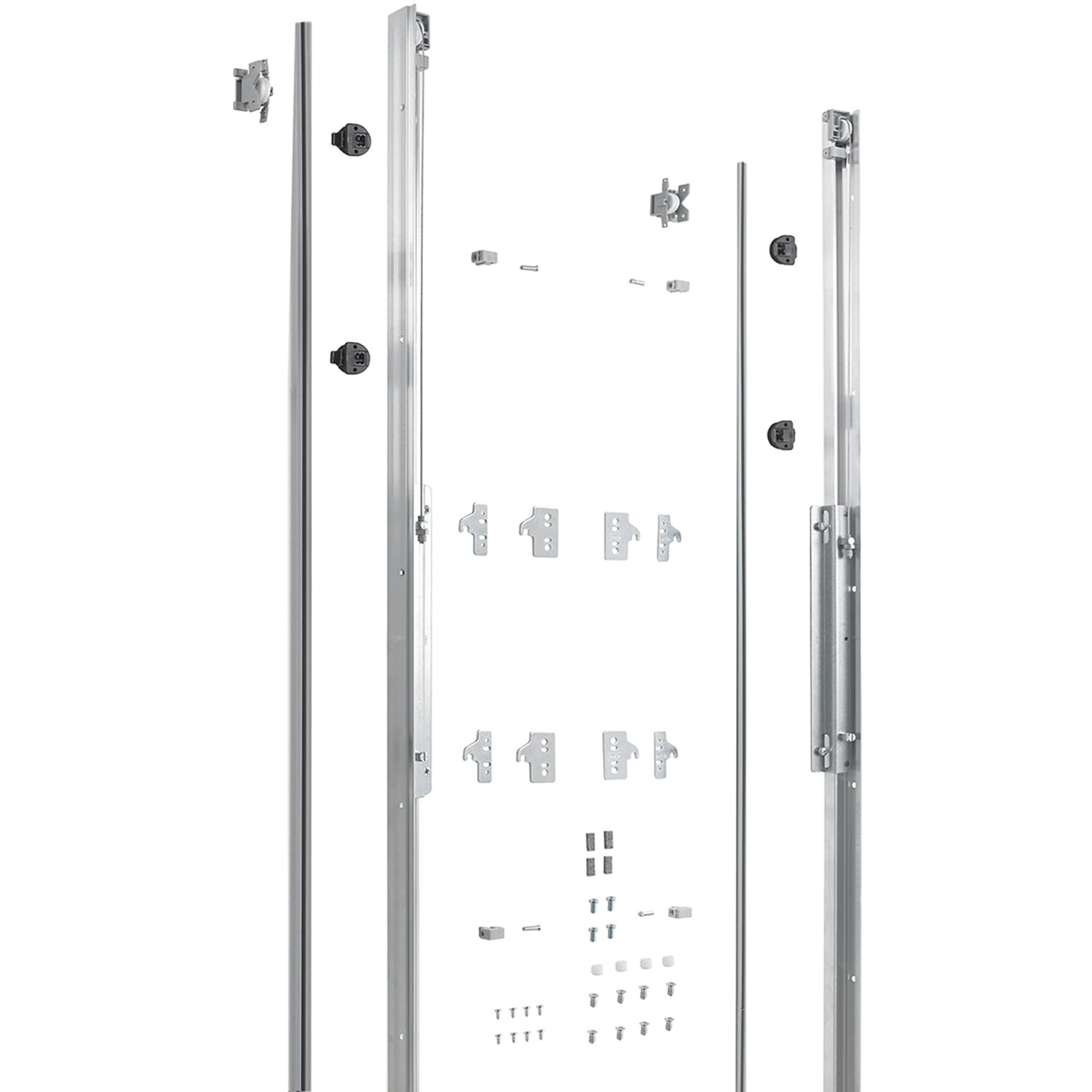 Hettich VERTICO MONO Beschlägegarnitur Komplett-Set, Infront, TK 15 Kg