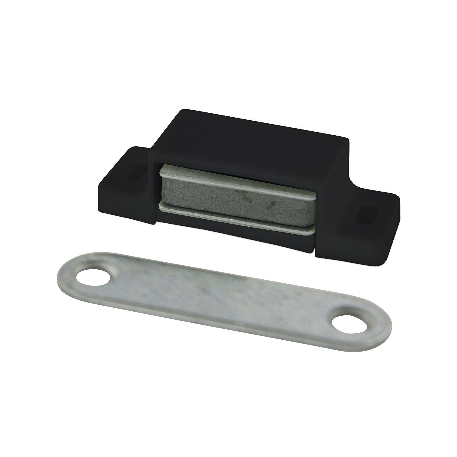 Maco #21.0782 Magnetschnapper M2 inkl. Gegenstück, Haltekraft 4kg, Kunststoff schwarz