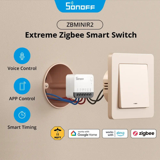 Sonoff ZBMINI Extreme Zigbee Smart-Schalter ZBMINIR2