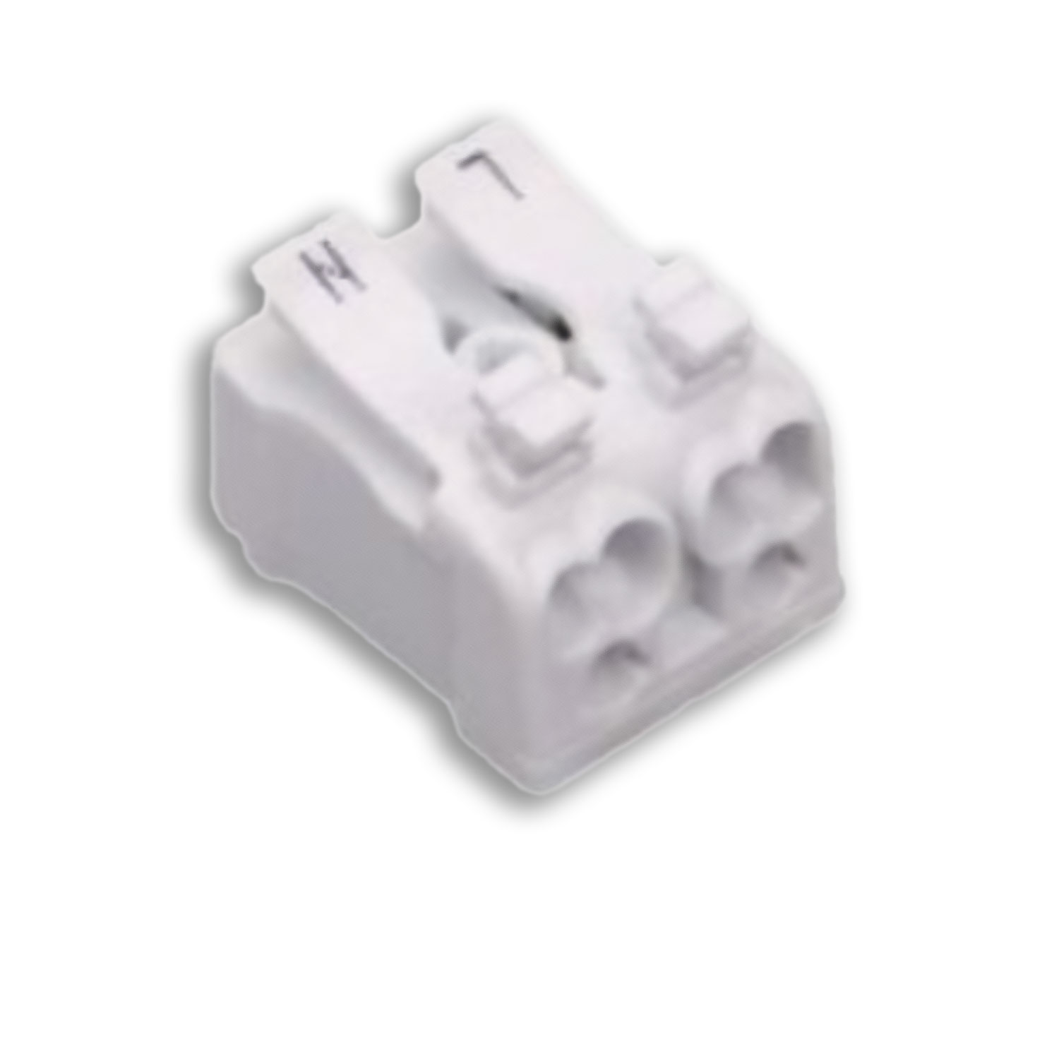 ISOLED Anschlussklemme 2x2-polig 0,5-2,5mm² max. 450V/16A