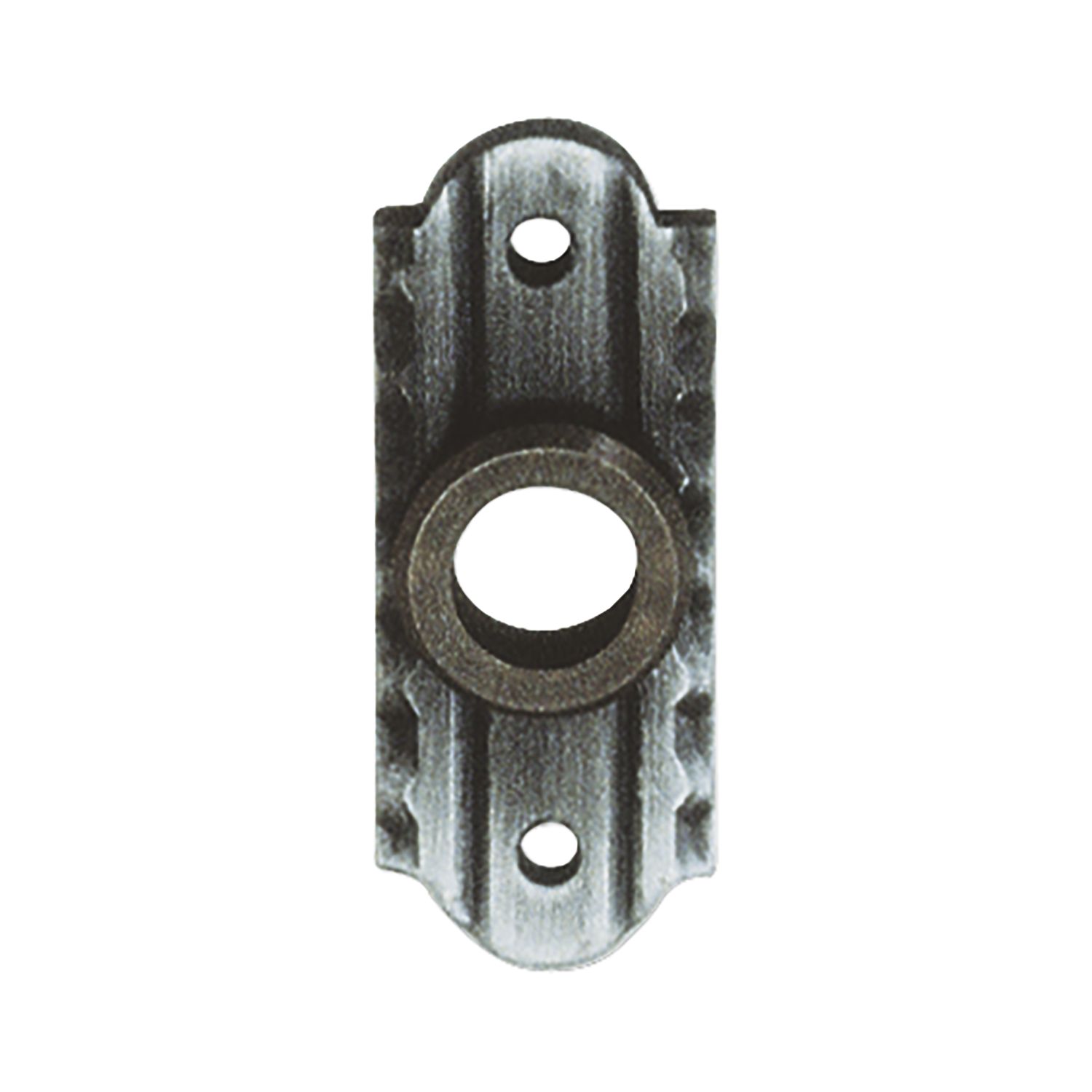 Kampmann SCHÖSSWENDER Drückerrosette - 28 x 70 mm, Ansatz 18 mm, schwarz passiviert