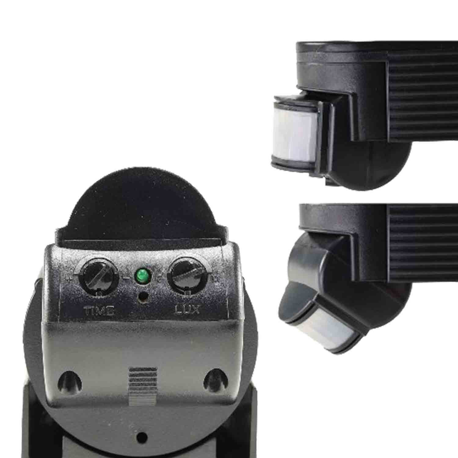 ISOLED PIR Bewegungsmelder schwarz 230V max. 4A 180° max. 10m Detektionsradius IP44 Aufputzmontage
