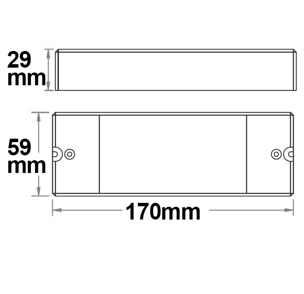 ISOLED Sys-One Funk Dimmer für dimmbare 230V LED Leuchtmittel/Trafos 2x288VA