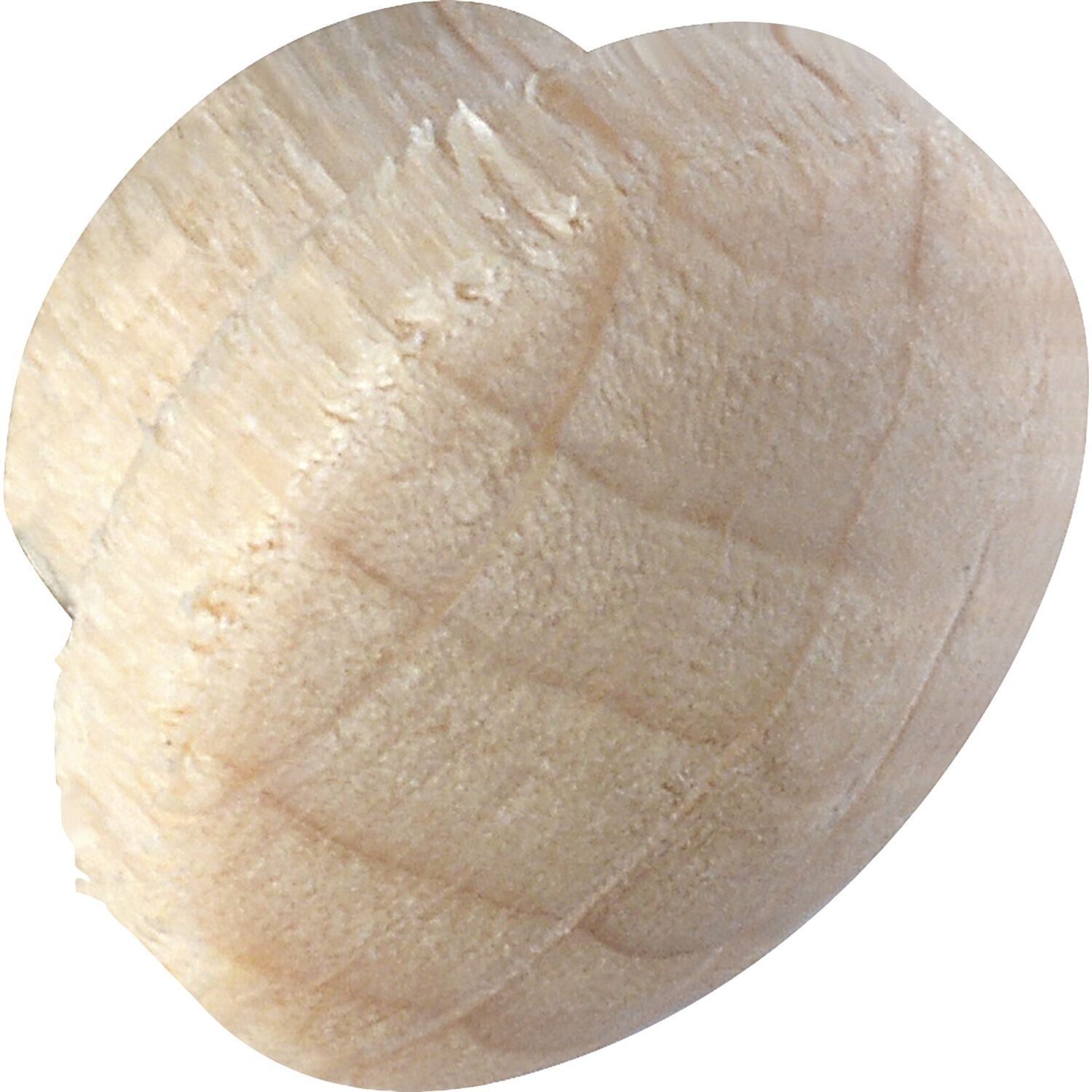 ninka Holzabdeckkappe ø 12 mm, Zapfen ø 8 mm, Zapfenlänge 4 mm, Buche roh