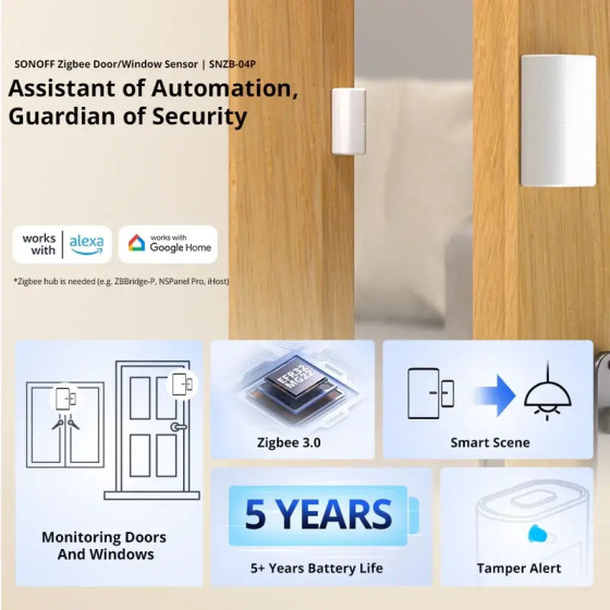 Sonoff Zigbee Tür-/Fenstersensor SNZB-04P