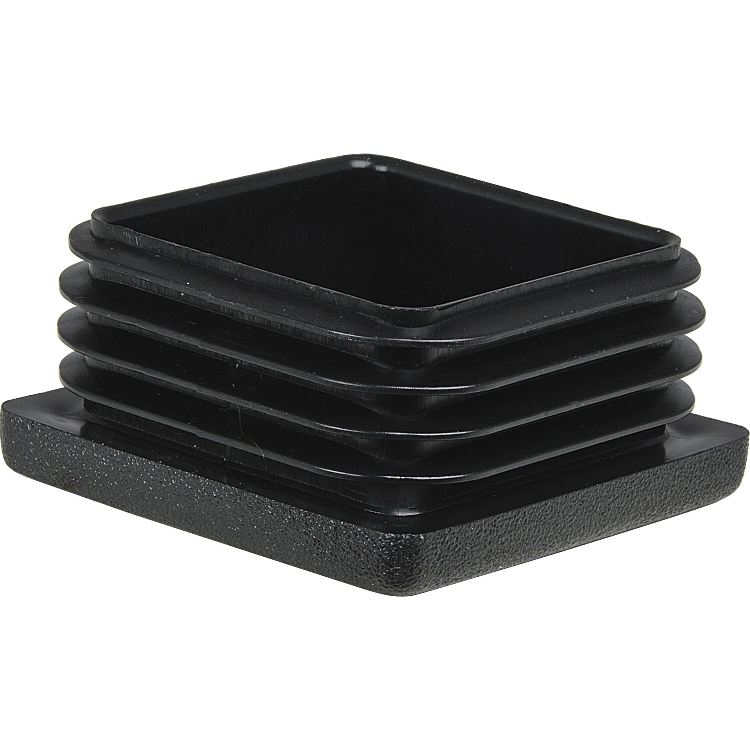 Lamellenstopfen 40 x 60 mm Wandstärke 1 - 3 mm schwarz