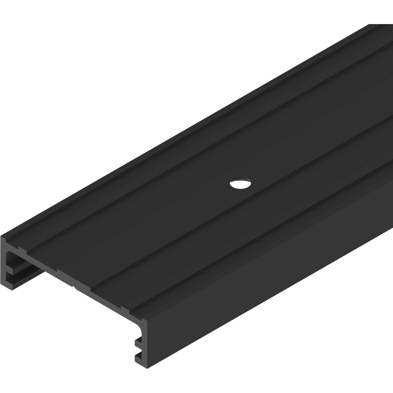 solido 100/HELM Befestigungsschiene WT Wandtasche auf Maß schwarz matt (250 mm)