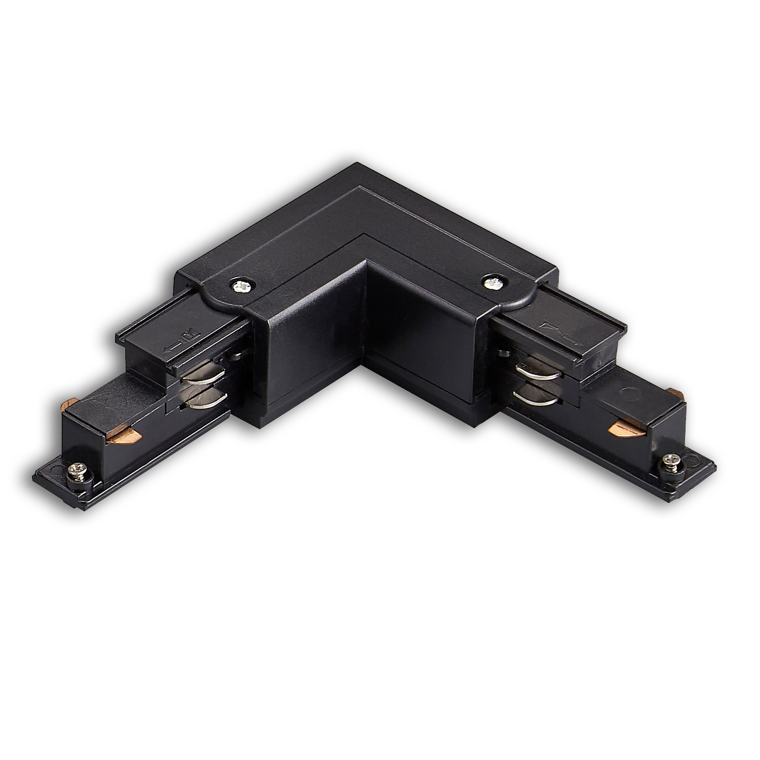 ISOLED 3-Phasen DALI L-Verbinder für Aufbauschiene N-Leiter außen schwarz