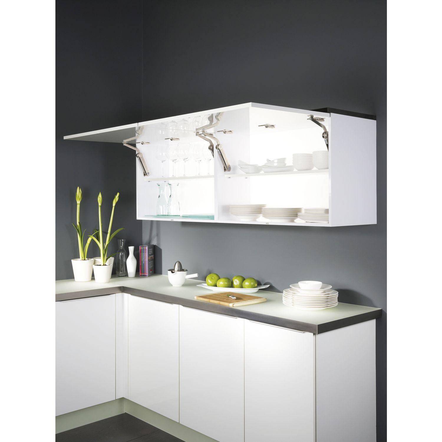 Kesseböhmer Hochstellstütze Maxi B, ohne Befestigungsteile, vernickelt