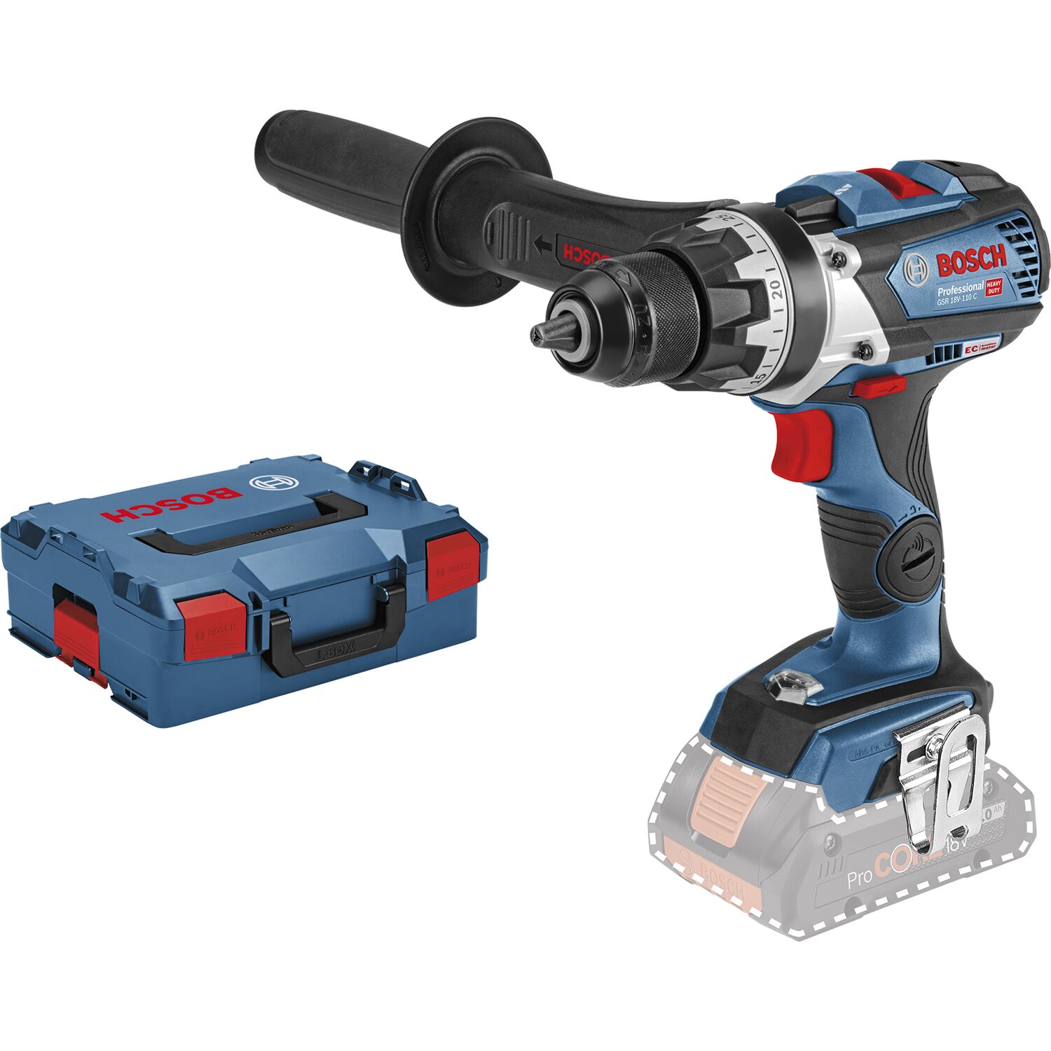 Bosch Akku-Bohrschrauber GSR 18V-110 C 18 Volt