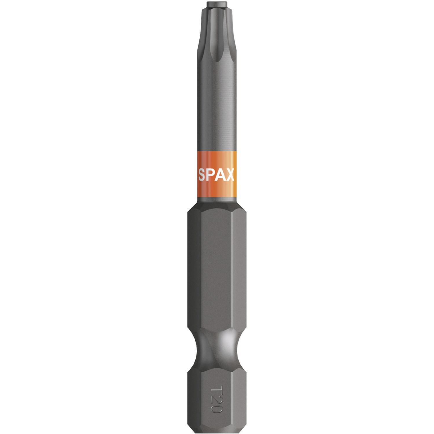 Spax Bit-Einsatz T-Star 1/4"sechskant T20/50 mm Zapfenführung, Inhalt 5 Stück