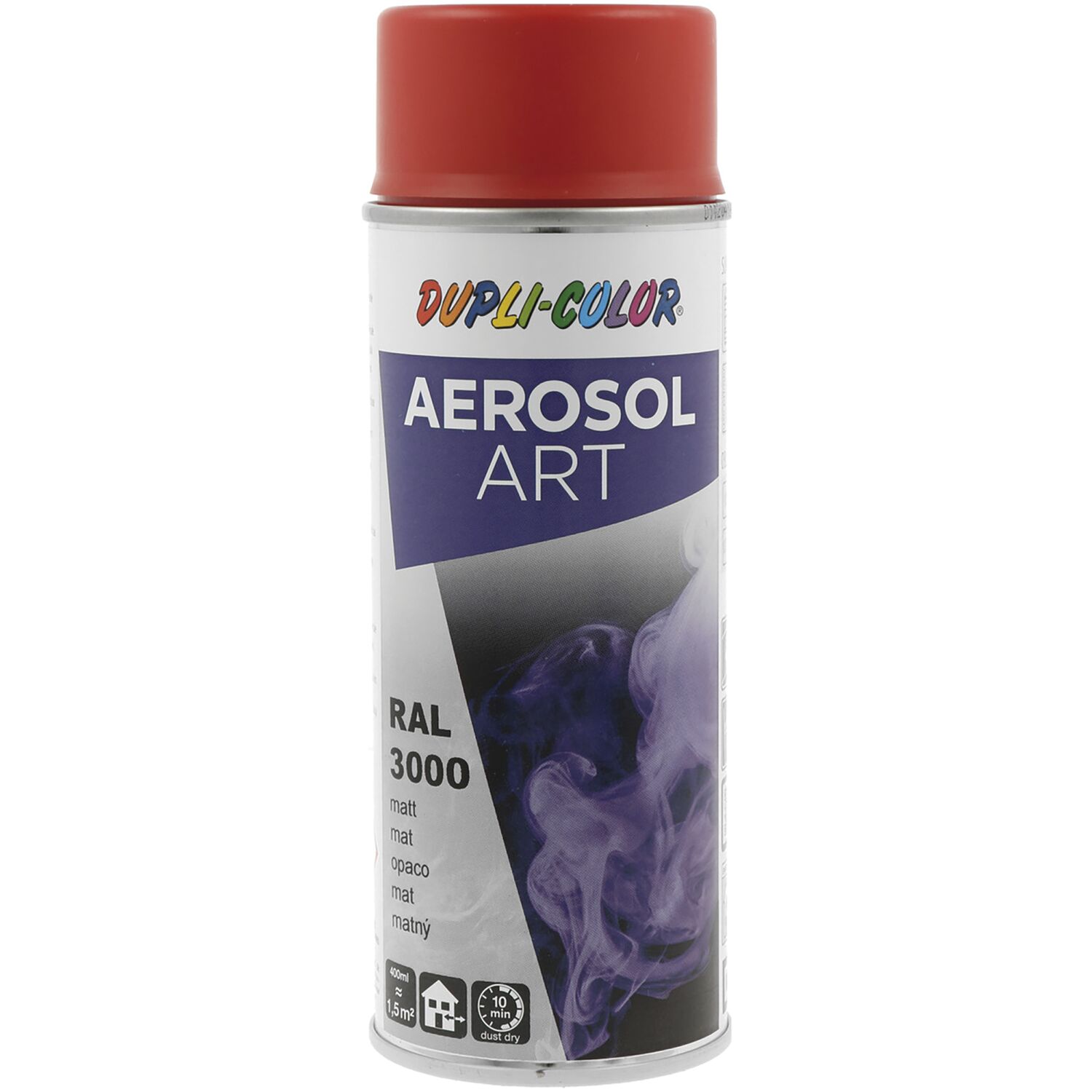 Dupli-Color Lackspray Aerosol Art 400ml feuerrot matt / RAL 3000 (400 ml)