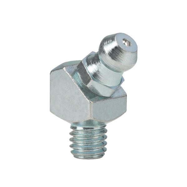 Kegelkopf (Hydraulik) Schmiernippel 45º Winkel H2 Gewinde Größe M10 x 1