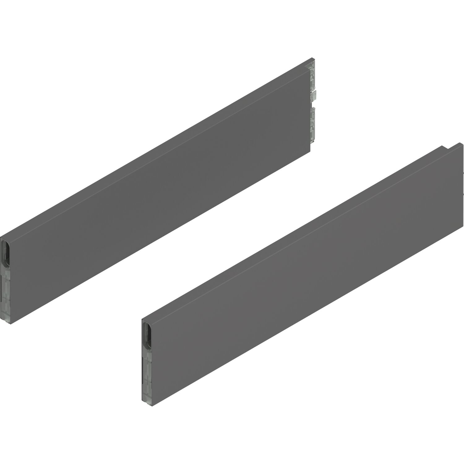 blum MERIVOBOX Boxcap Höhe E, NL 450, Oriongrau-matt