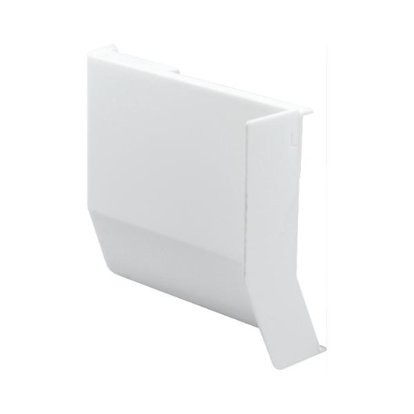 CAMAR Abdeckkappe 801 mit Lippe links, Kunststoff weiß