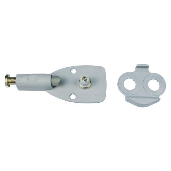 Kesseböhmer Hochstellstütze Maxi Soft Stop Dämpfung, Metallguss glanz vernickelt