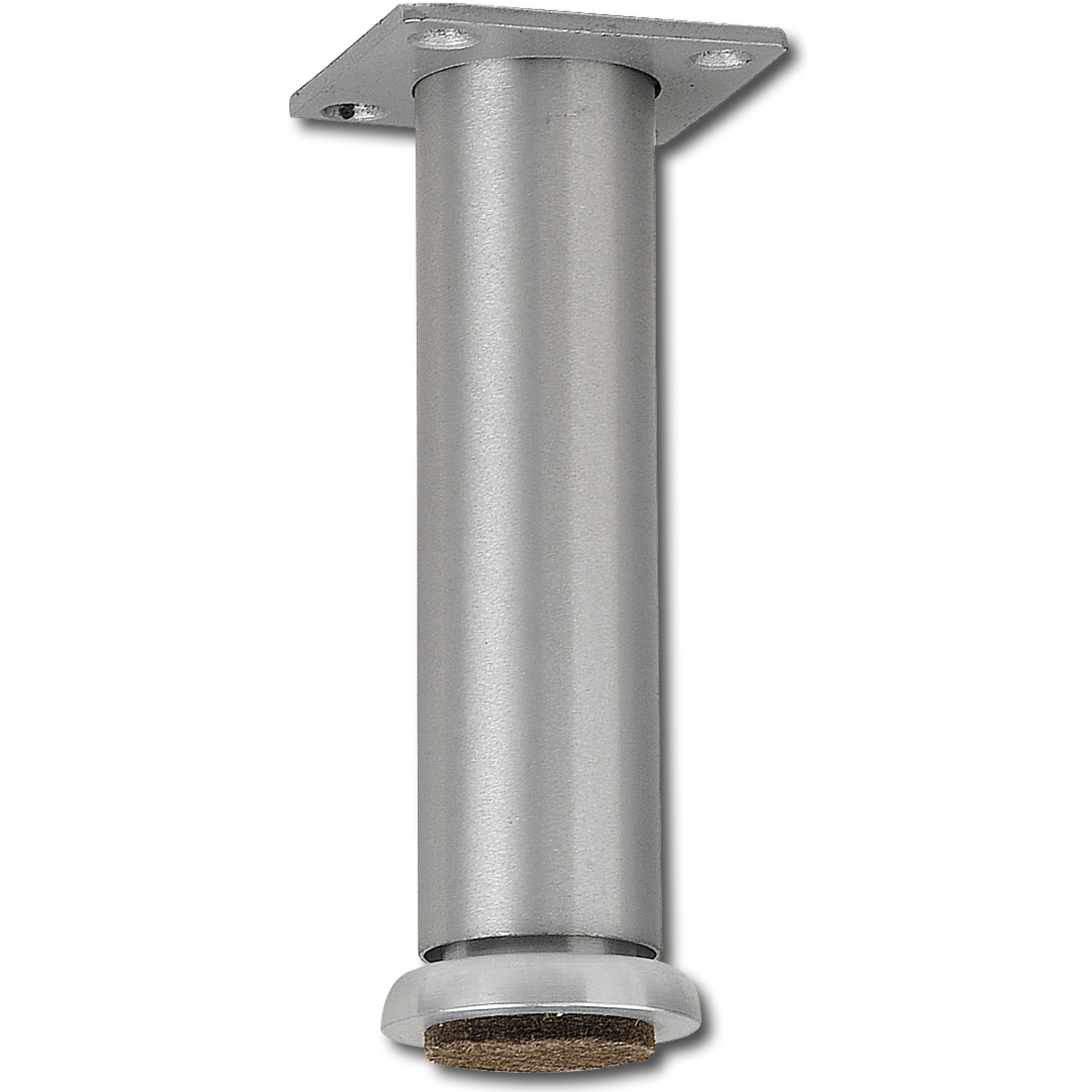 Dekorfuß Fuß ø 30 mm, Länge 190 mm, Fussteller, Aluminium gebürstet ()