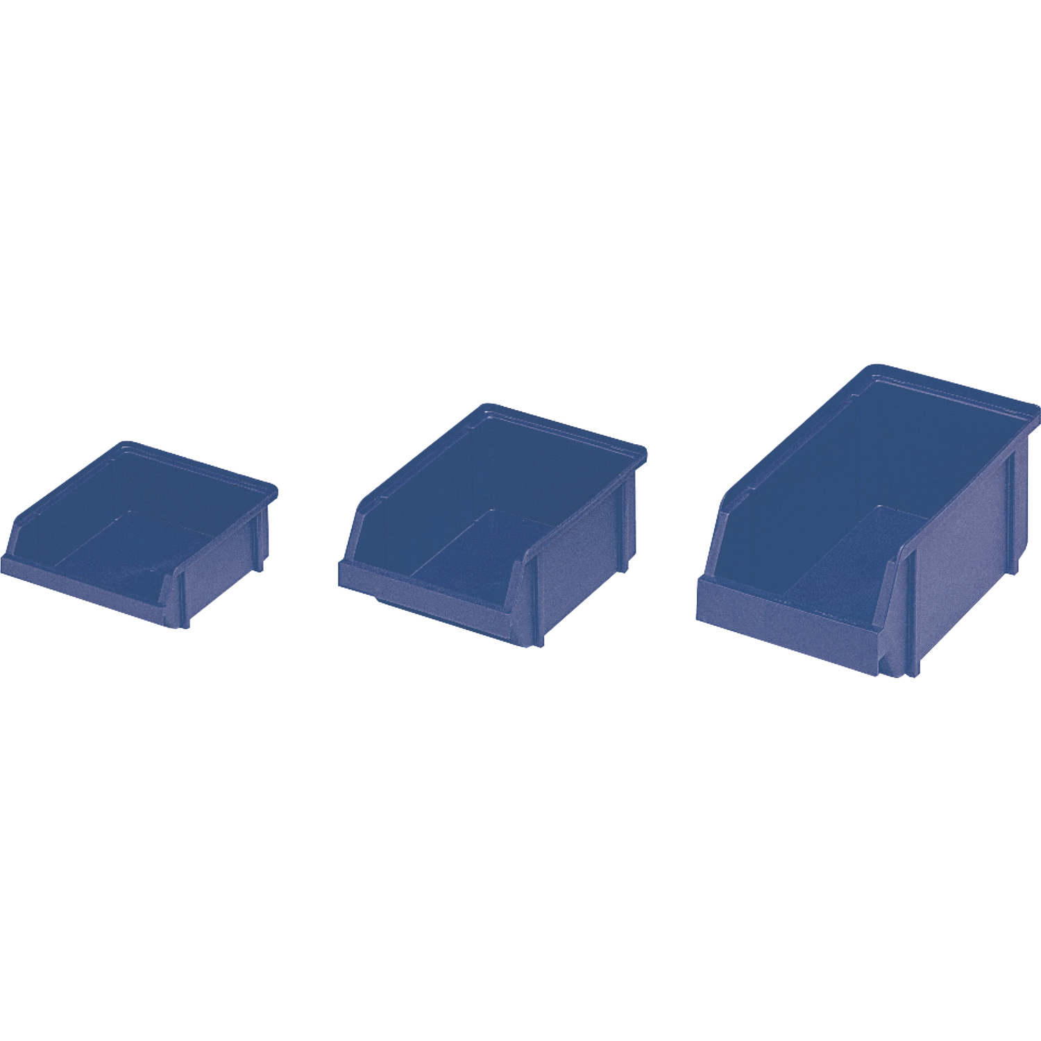 raaco Sichtlagerkasten 3-160 blau 173 x 125 x 75 mm