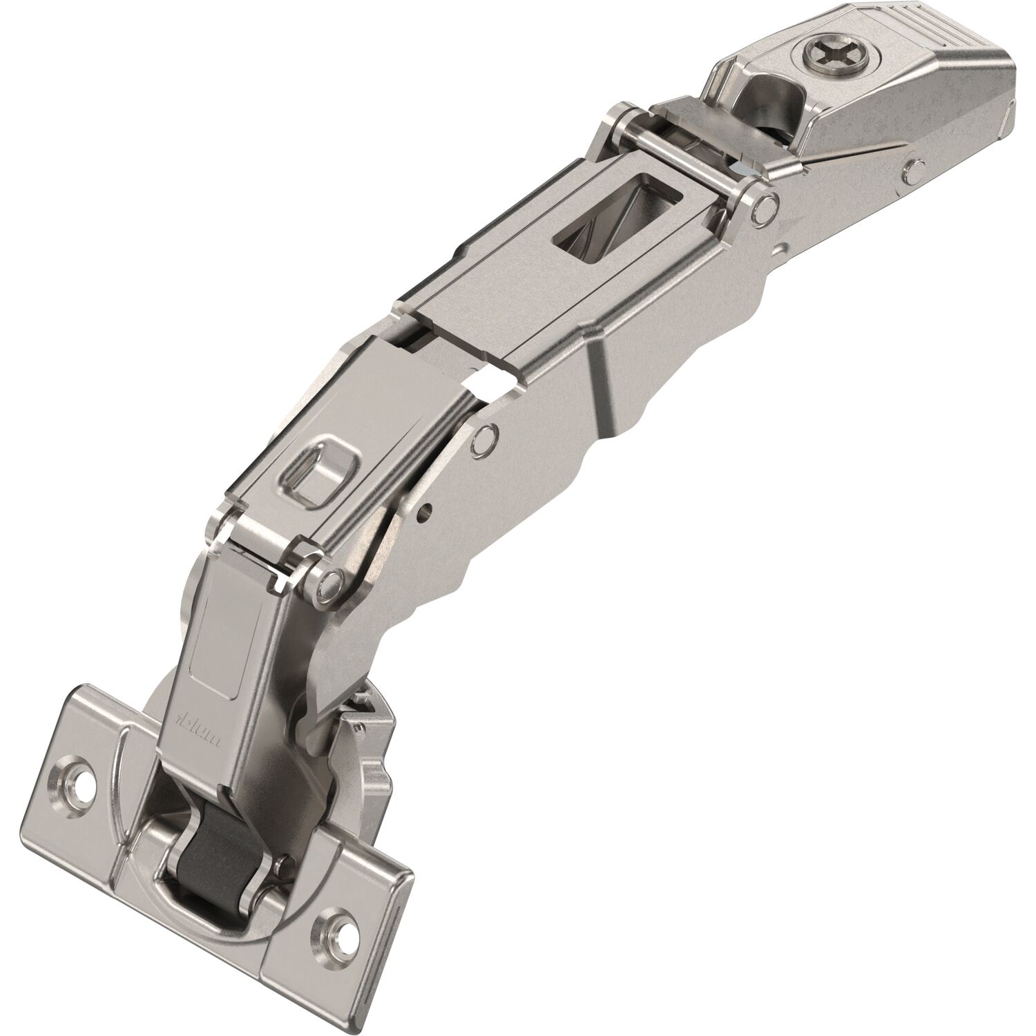 blum CLIP top 0-Einsprung Scharnier 155°, gerade mit Feder, Schrauben