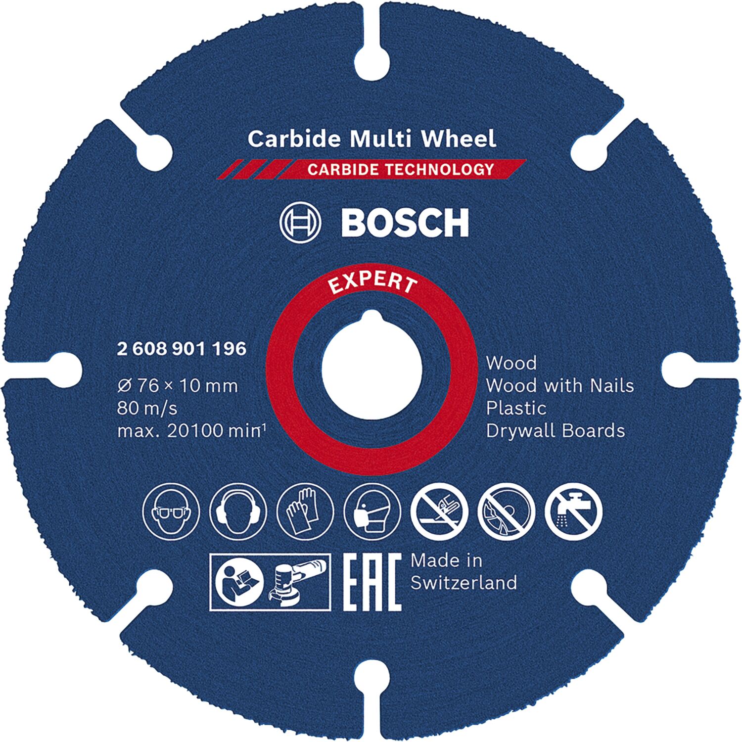 Bosch Trennscheibe Multi Wheel ø 76 x 1 x 10 mm