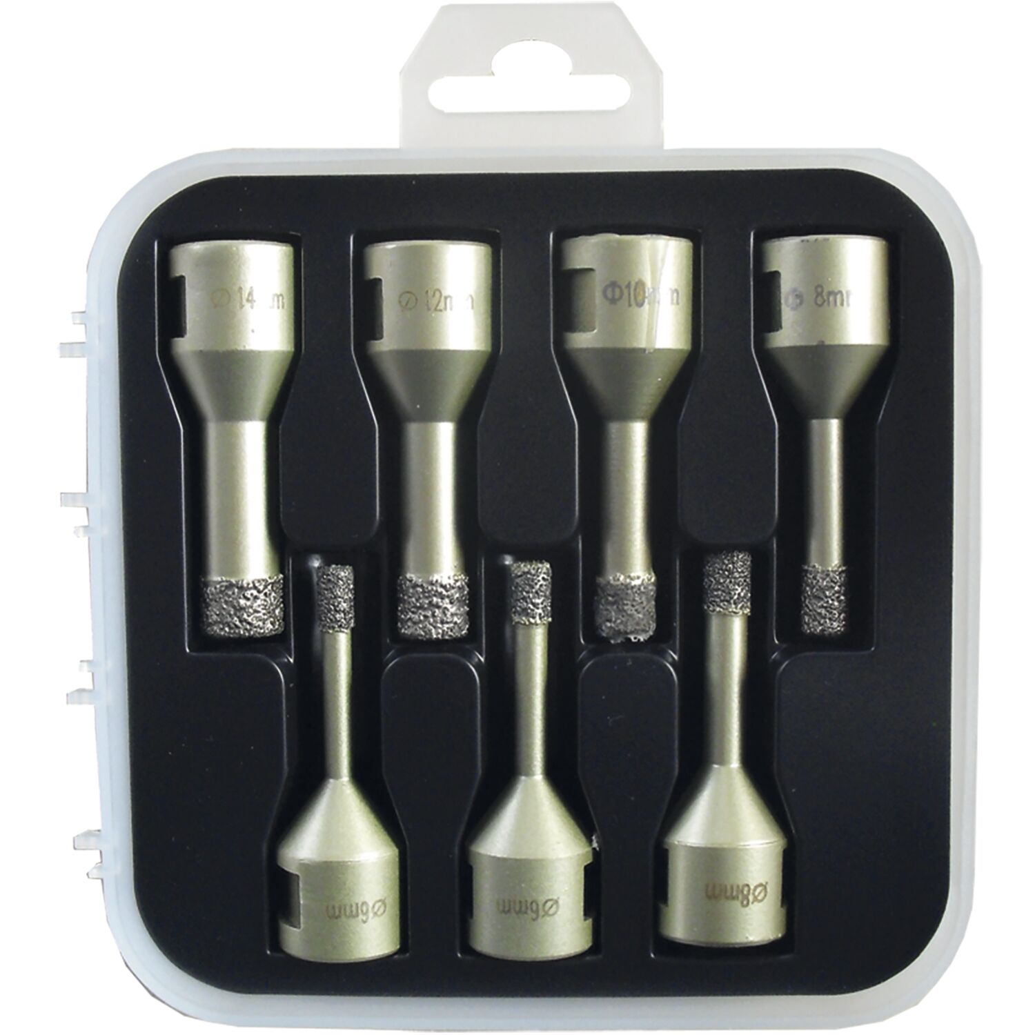DIEWE Diamant Fliesen Trockenbohrset Premium 7 M14 7-teilig
