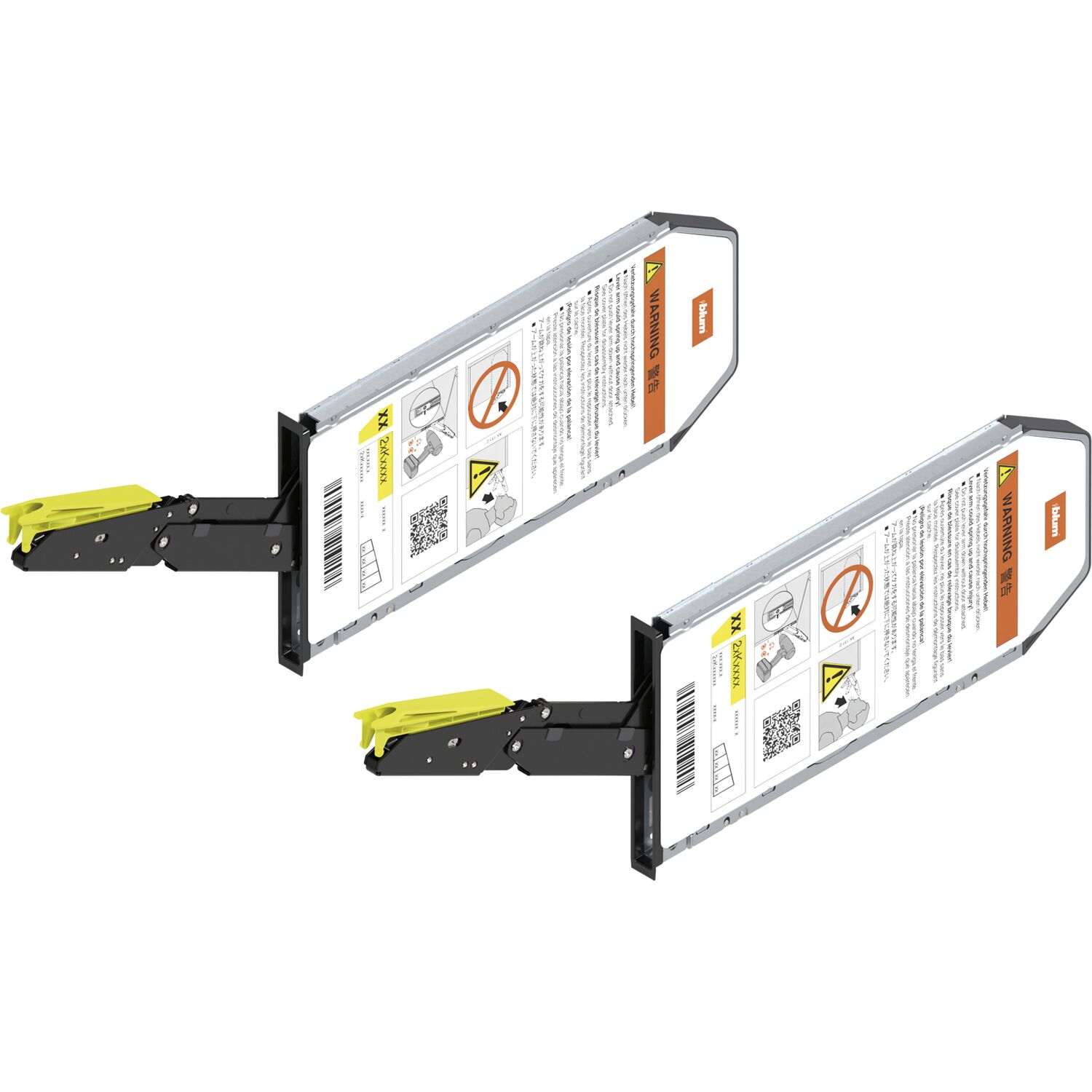 blum AVENTOS HKi/TIP-ON Kraftspeicher-Set, LF 2600-7800