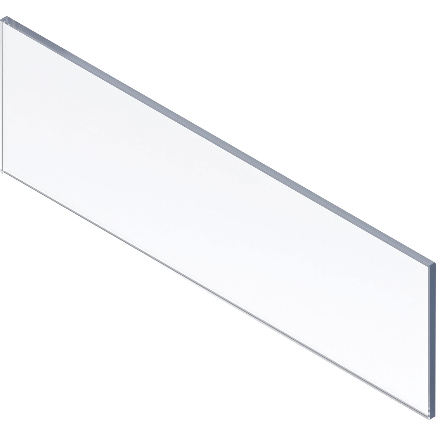 blum MERIVOBOX Einschubelement-Vorne, H=142,5, KB=600 (18/19), Glas klar