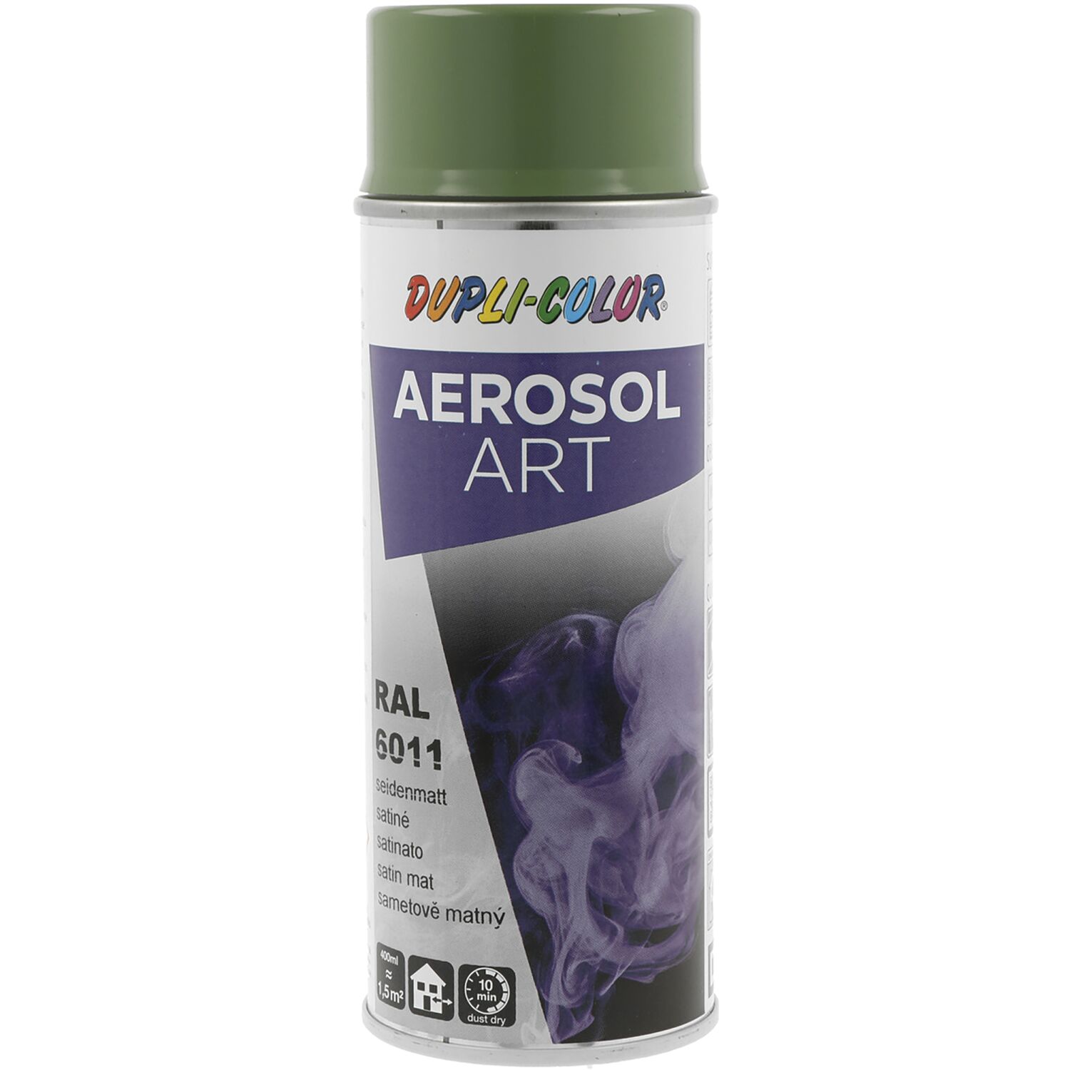 Dupli-Color Lackspray Aerosol Art 400ml resedagrün seidenmatt / RAL 6011 (400 ml)