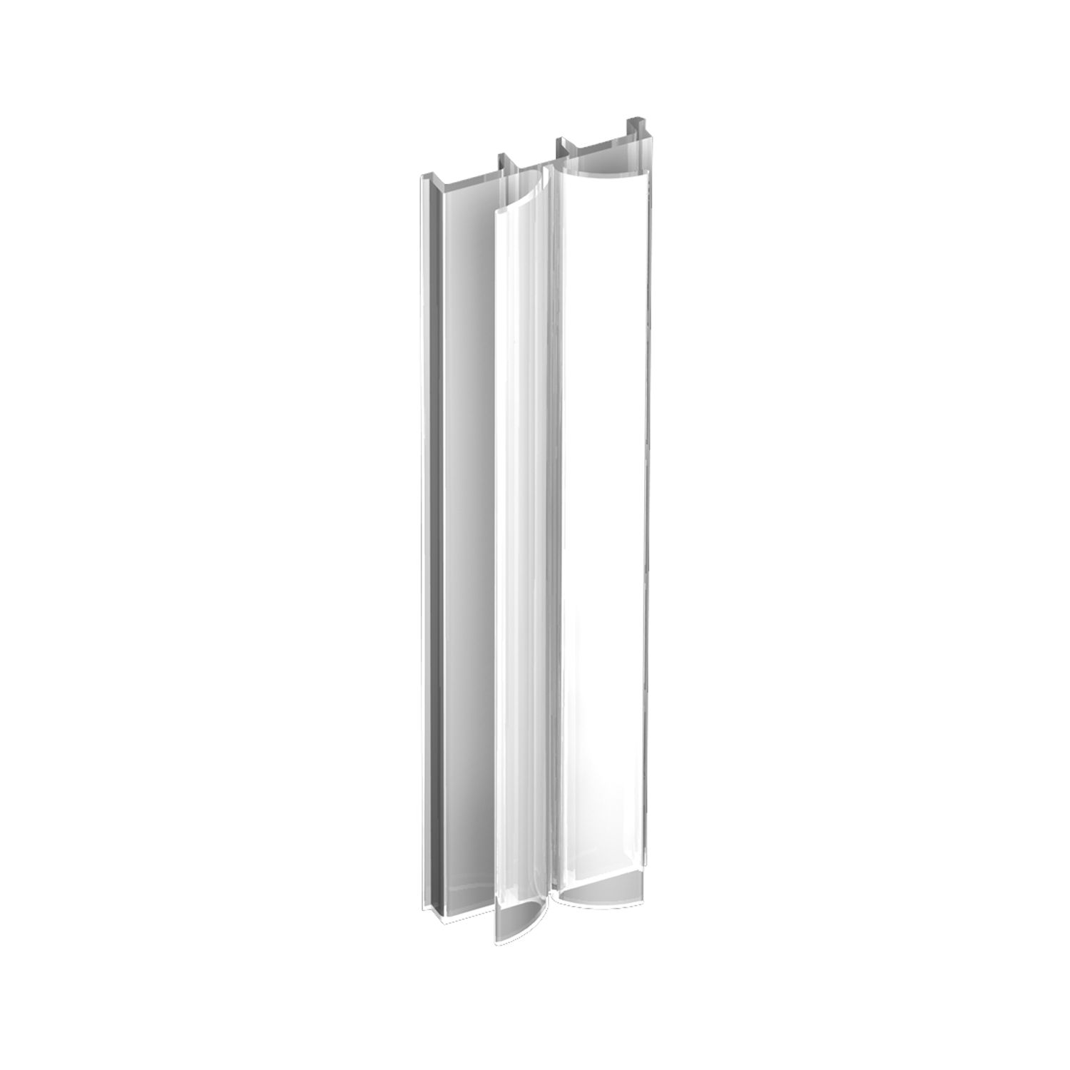 ninka SUPRA Staubschutz-und Anschlag-Einlage auf Maß, Kunststoff transparent (250 mm)