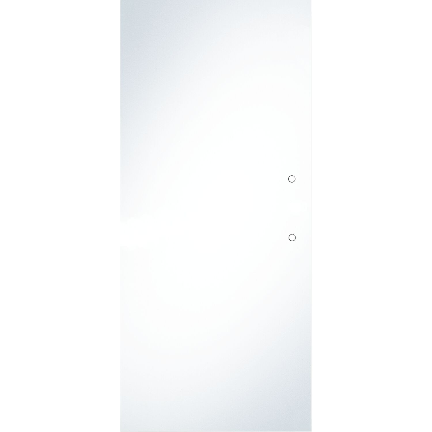 Glasschiebetür Klarglas, mit Stoßgriff Bohrung 920x2100 mm