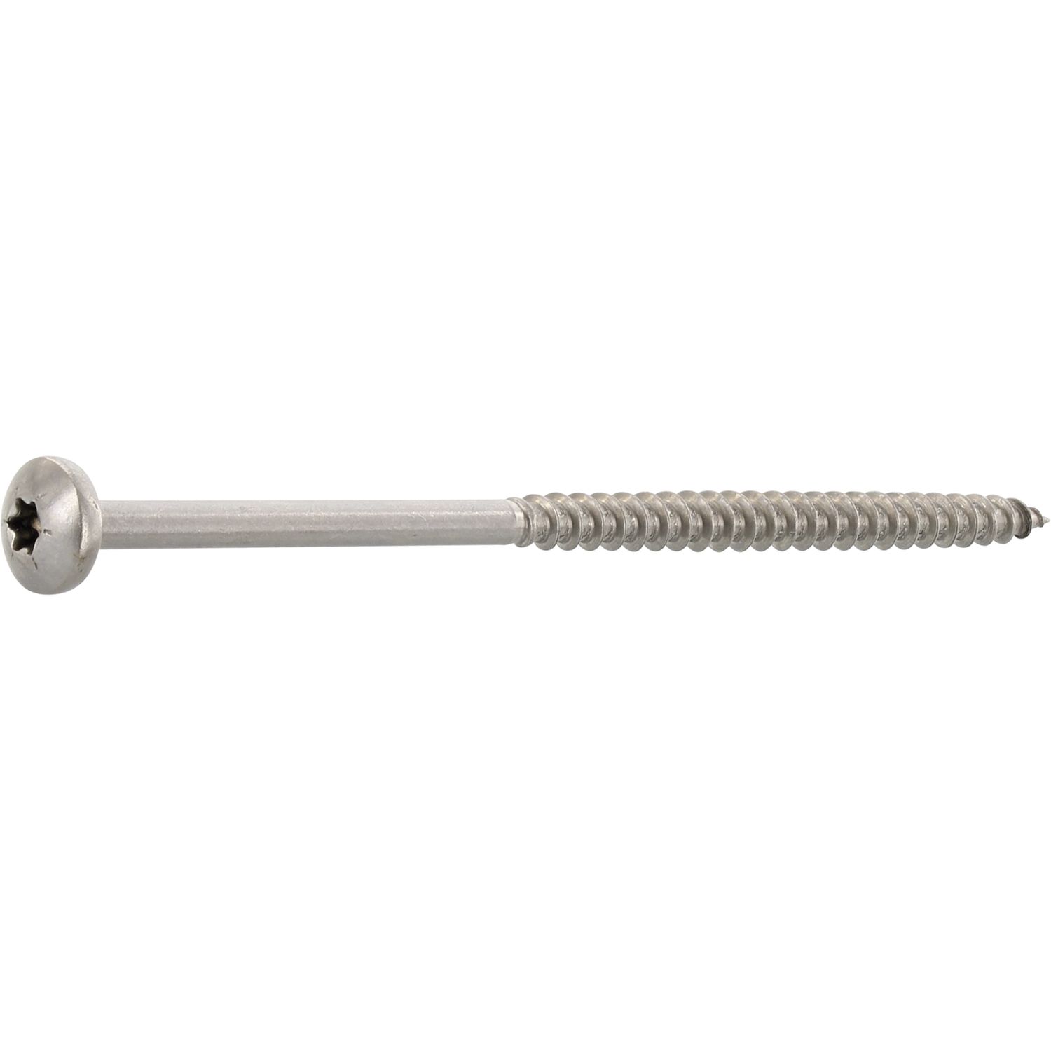 Spanplattenschraube Halbrundkopf 6.0x120 Teilgewinde Torx 25 Edelstahl A2 (100 Stück)