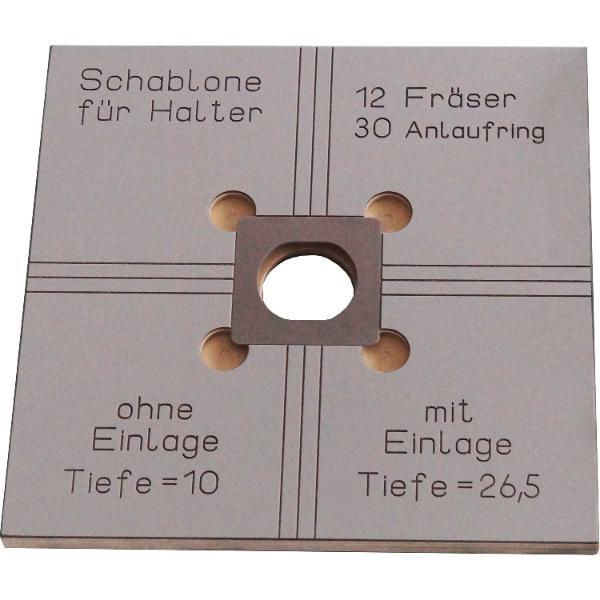 UNIFIX Frässchablone für Halter Größe 2