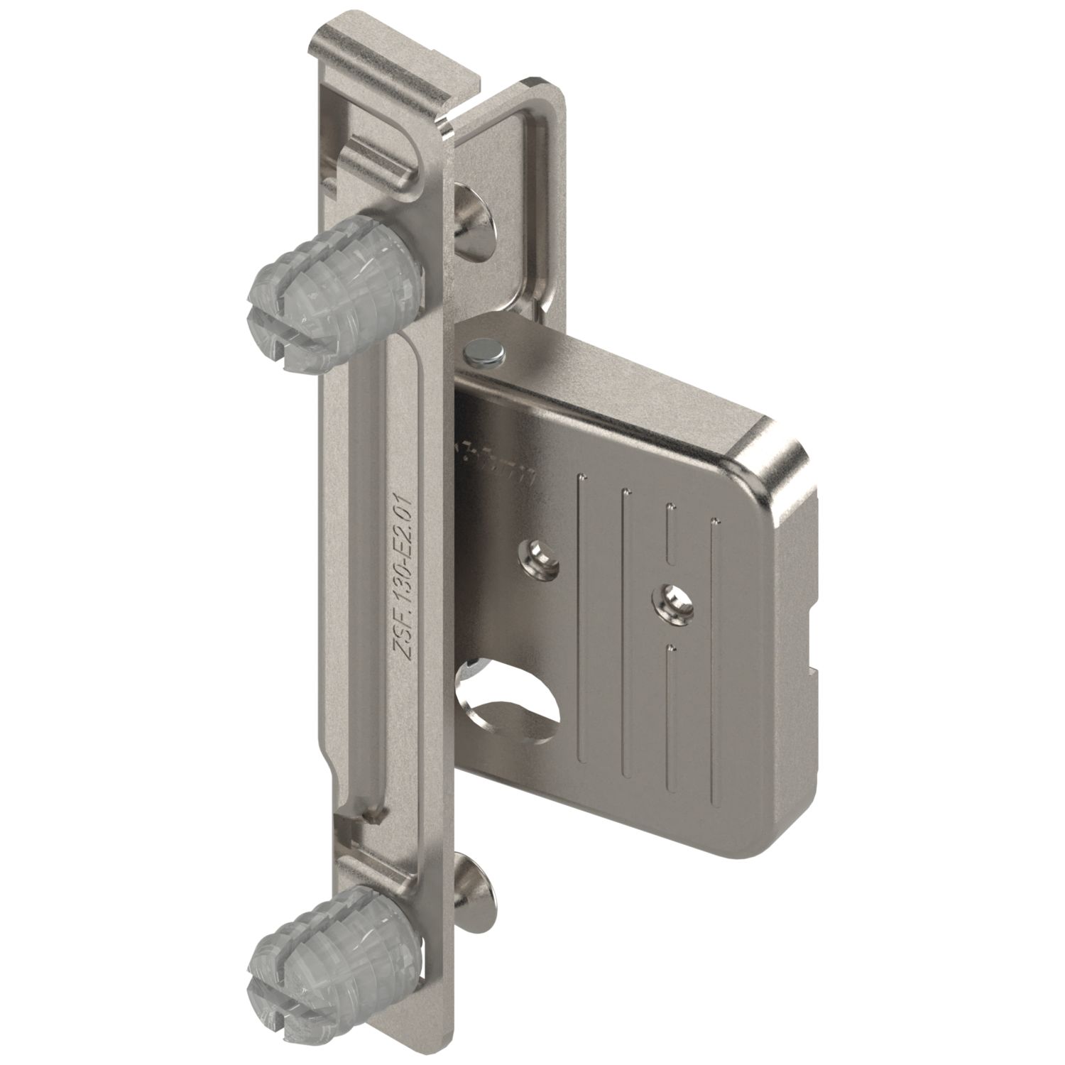 blum METABOX CLIP Frontbefestigung, Zarge M,K,H, EXPANDO, rechts, Stahl vern.