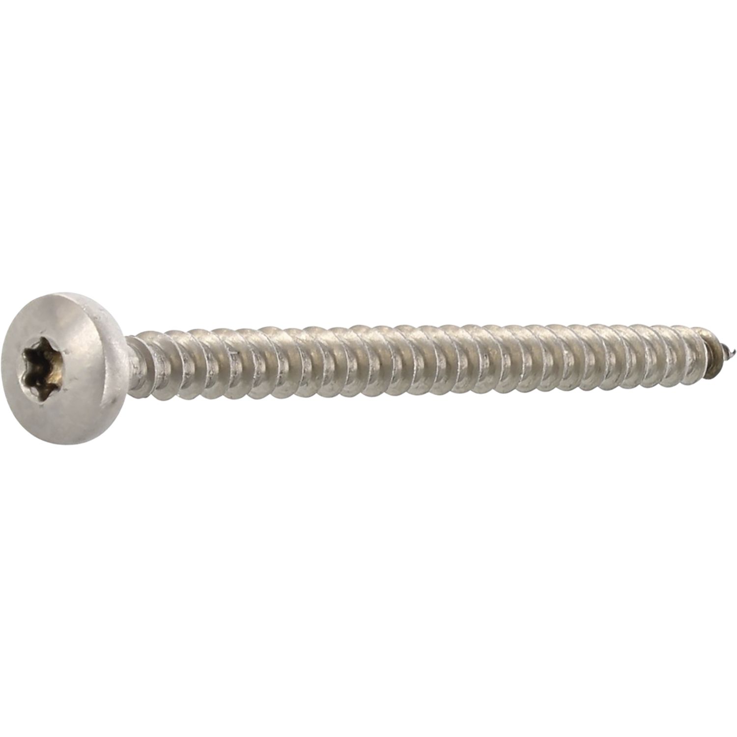 Spanplattenschraube Halbrundkopf 4.5x 40 Vollgewinde Torx 20 Edelstahl A2 (200 Stück)