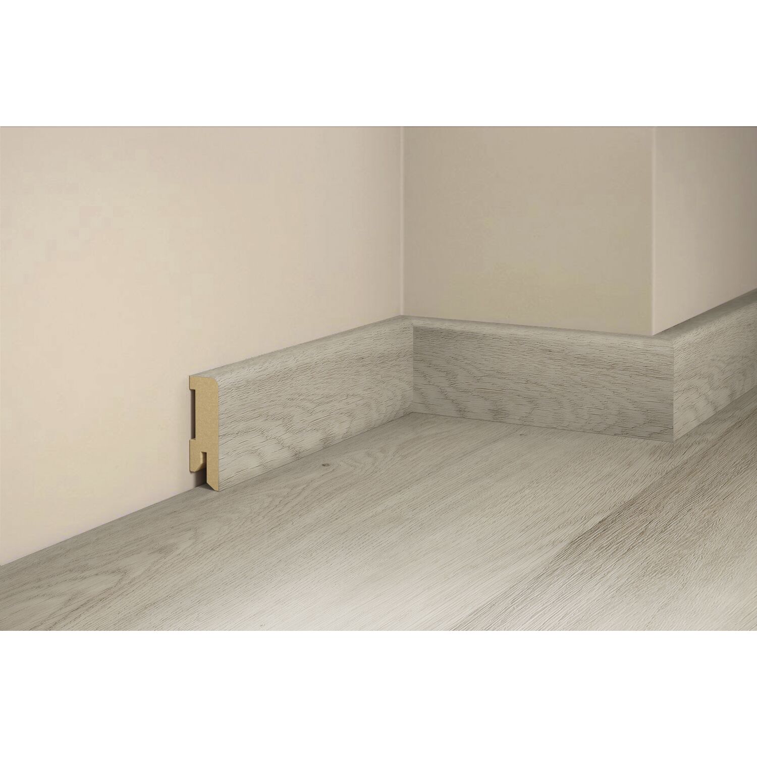 solido Vinyl Sockelleiste Eiche Illinois 16/50