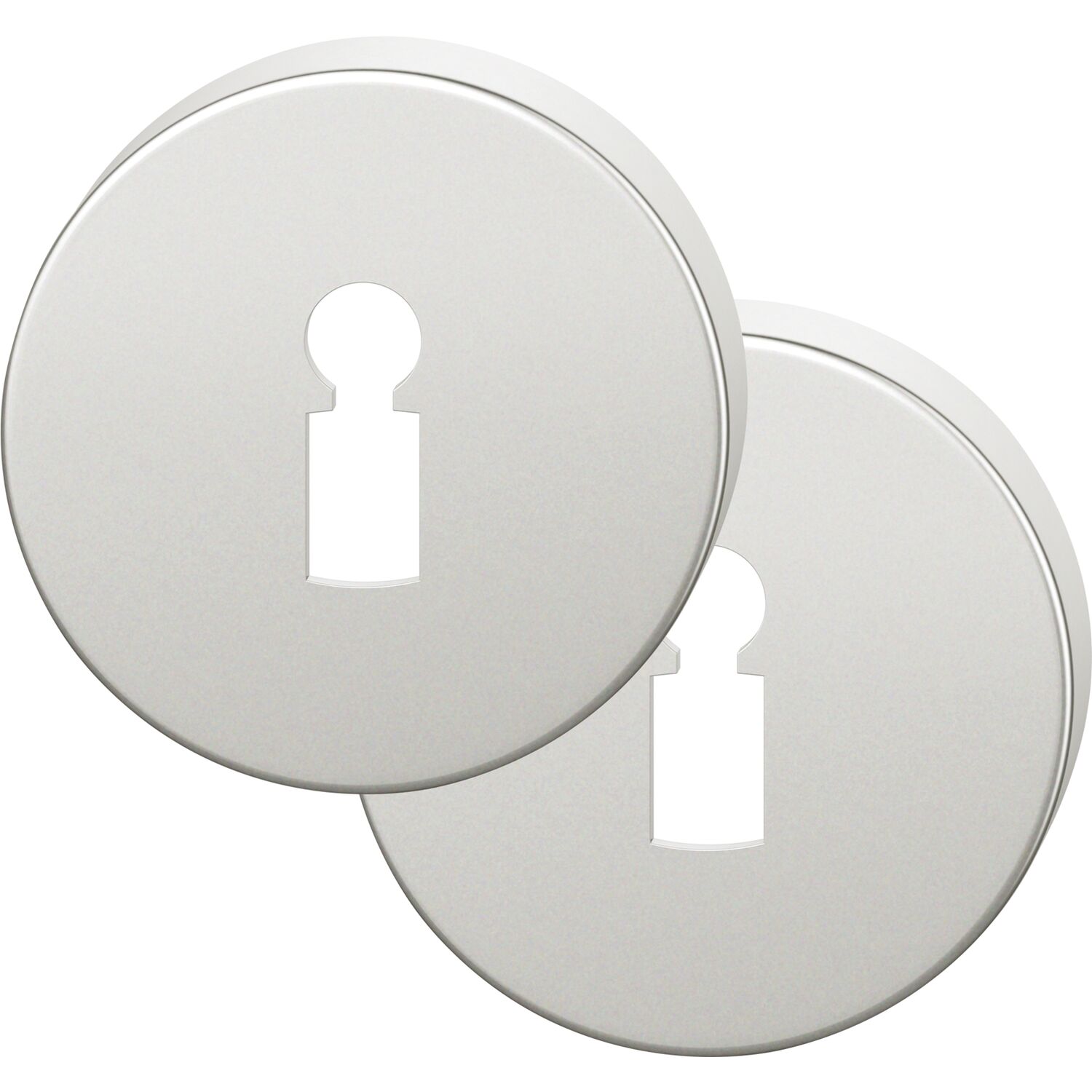 FSB FSB Buntbartrosette rund 12 1735 00002 ASL, Aluminium silber eloxiert