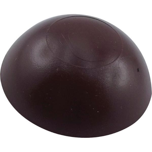 Wandtürpuffer - ø 32 mm, Höhe 12 mm, Kunststoff braun