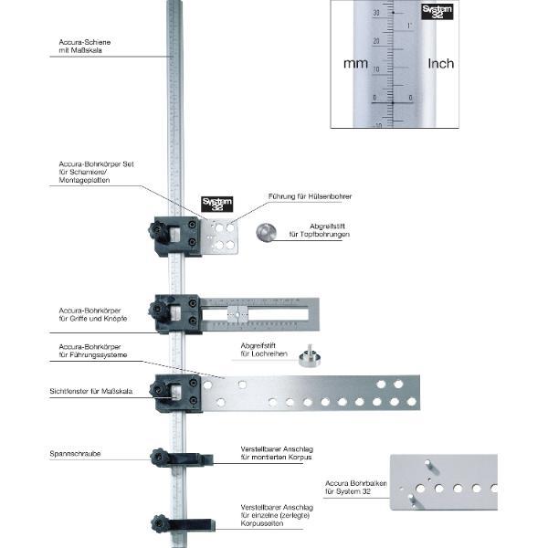 Hettich ACCURA Ersatzbohrer, ohne Hülse, ø 5 mm, Stahl