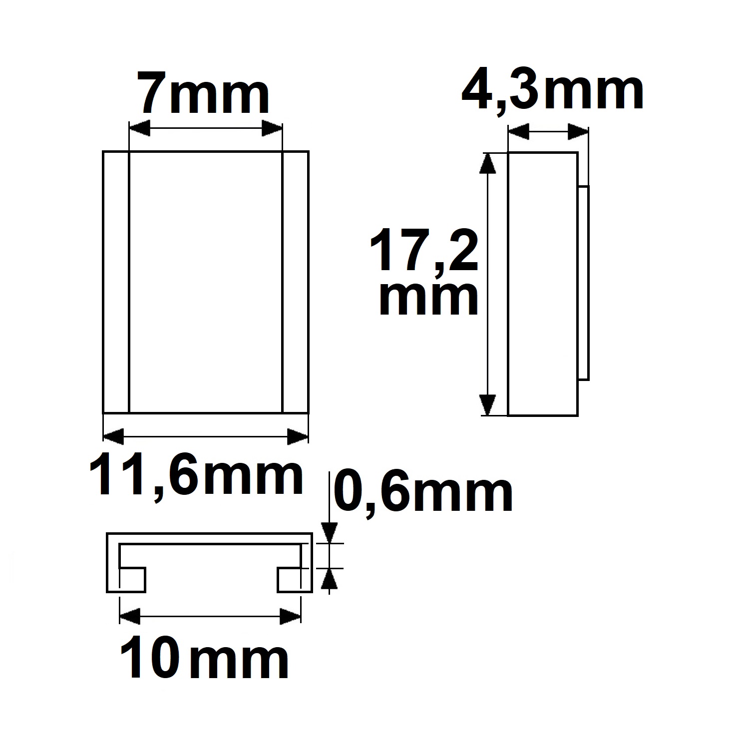 ISOLED Kontakt-Verbinder Universal (max. 5A) K2-310-V2 / K2-410-V2 für 3-4 pol. IP20 Stripes mit Bre