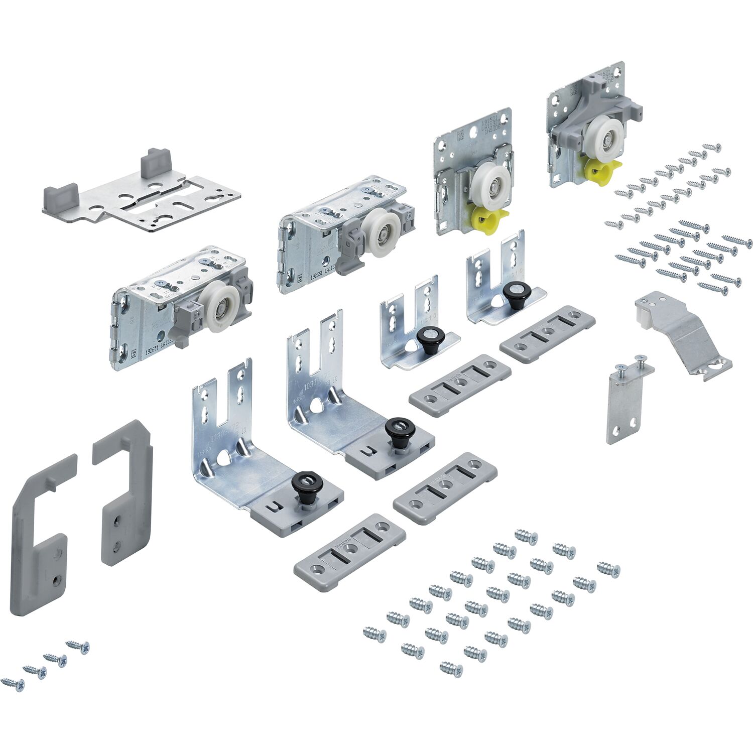 Hettich TopLine L Schiebetürbeschlag-Set 1350 x 2600, 3-türig 18-30 mm