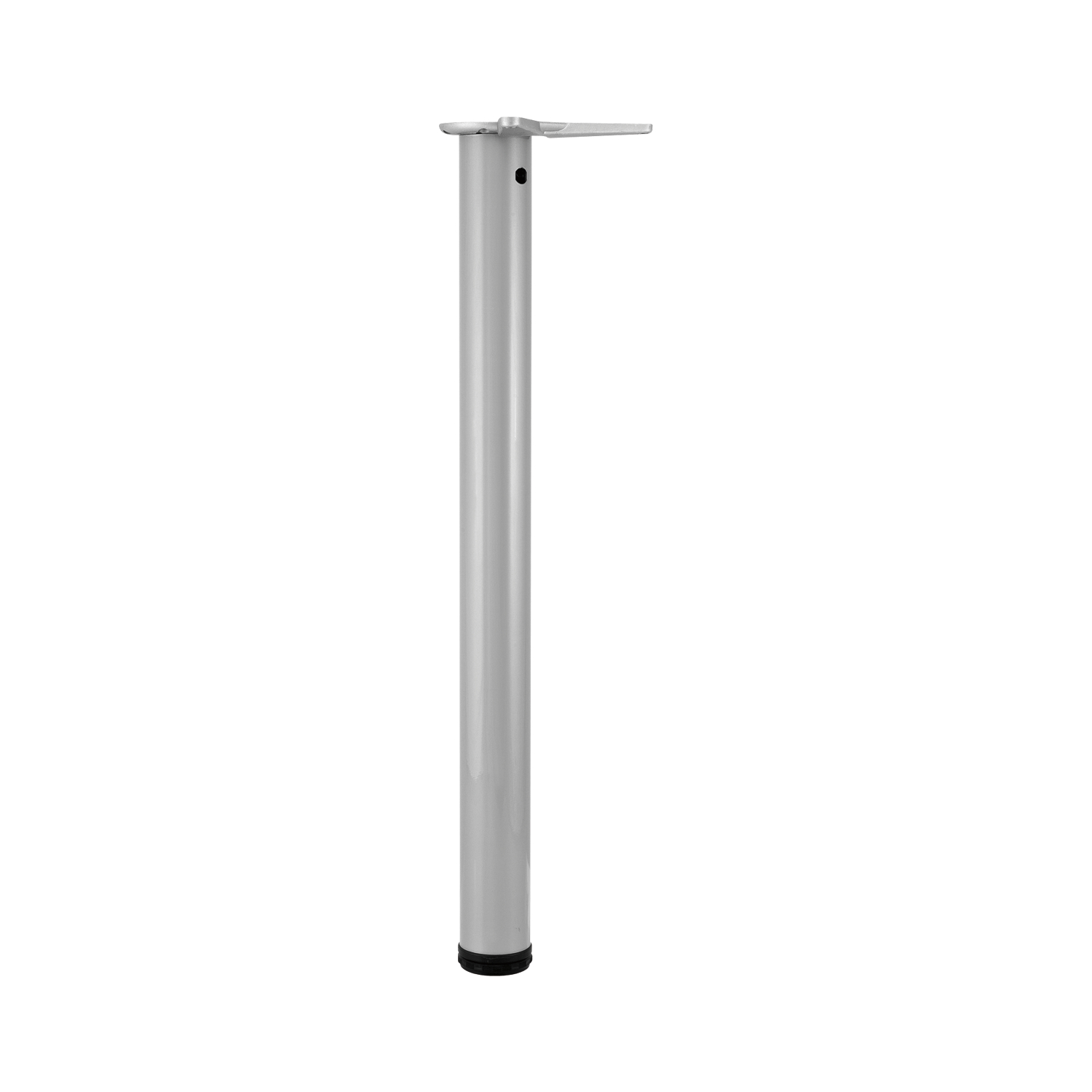 CAMAR Tischfuß rund 60 x 700 mm Stahl silberfarbig