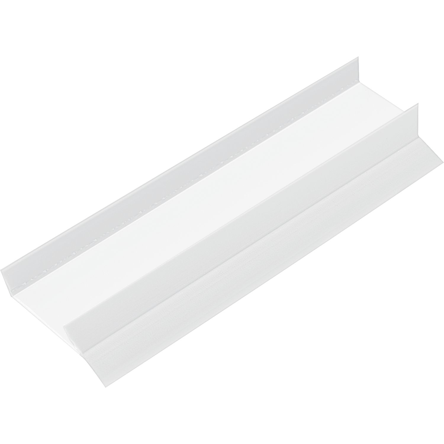 REHAU Sockel-Abschlussprofil 19mm mit Dichtlippe Kunststoff weiß (3 Meter)