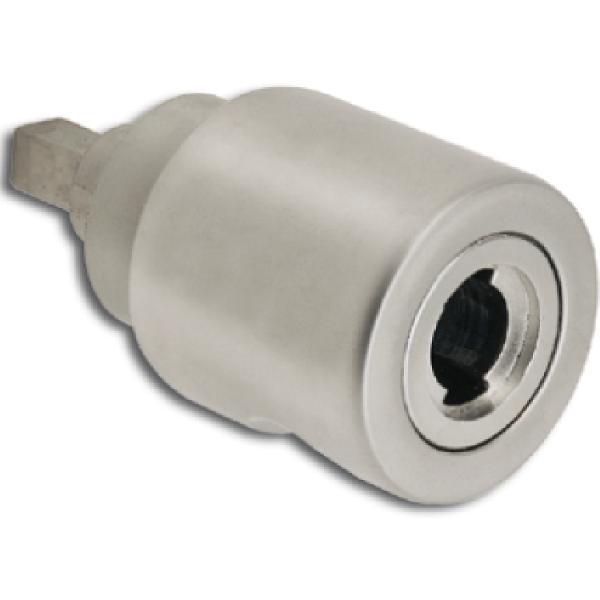 Hekna ERGO-LINE SYSTEM 30 Zylinder Drehknopf Metall links Zamak vernickelt matt