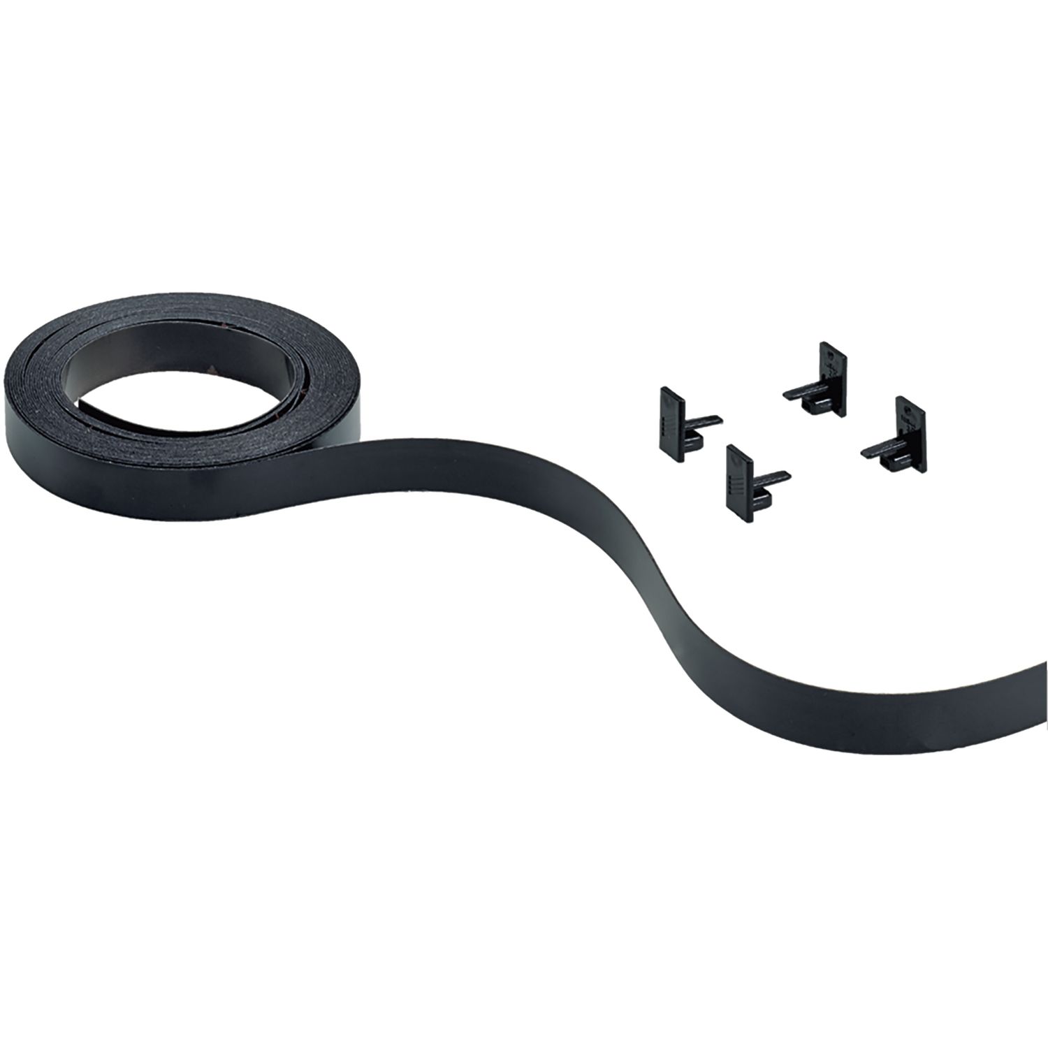 Hettich SlideLine M Farbset zu vorlaufendem Laufprofil 18mm schwarz, 2500 mm