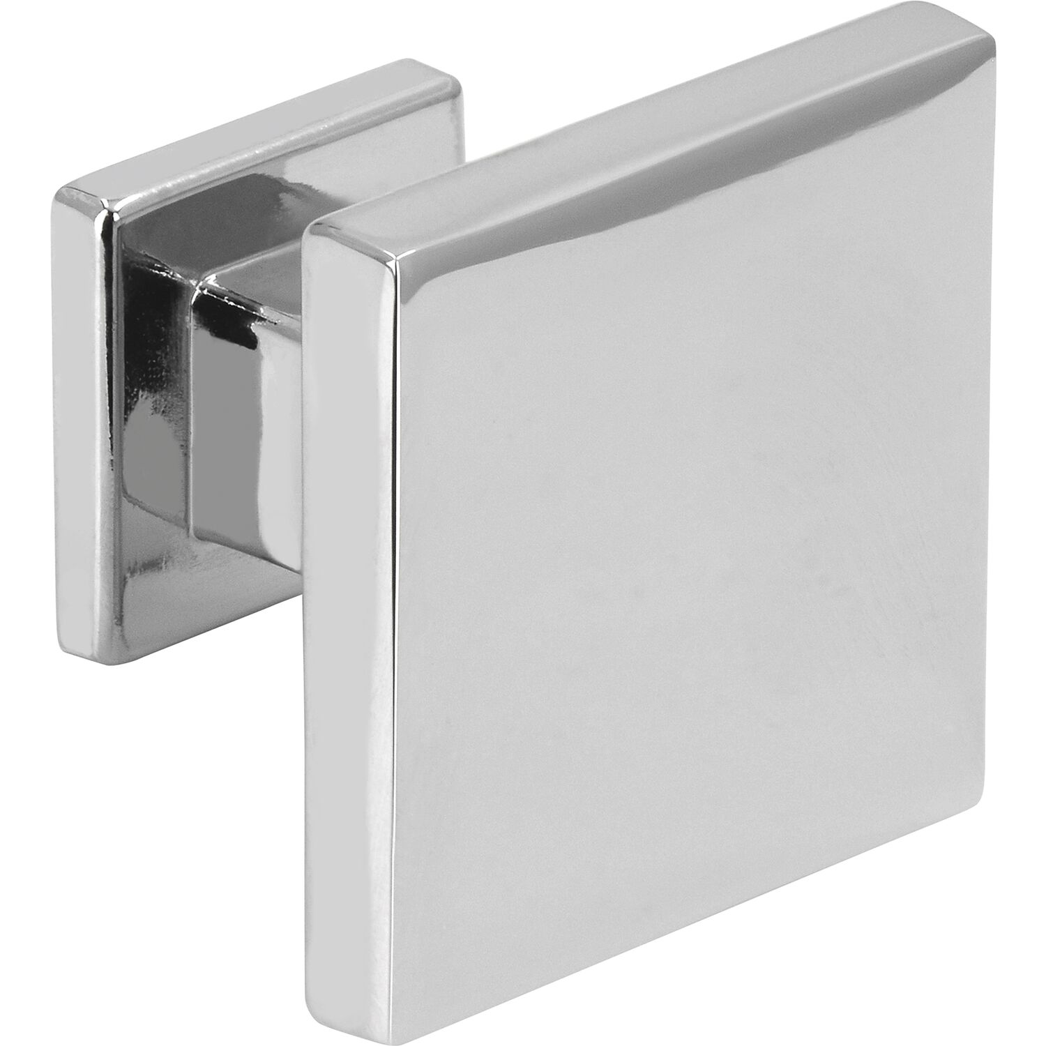 SIRO Möbelknopf Baios 30 x 30 mm, Zinkdruckguss verchromt poliert