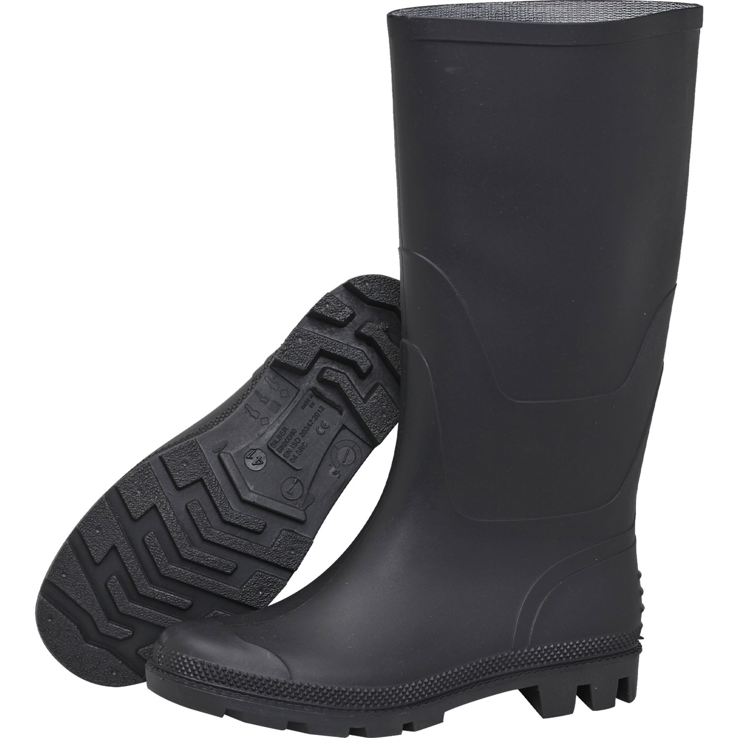 Gebol Gummistiefel Basic aus PVC Farbe schwarz 39