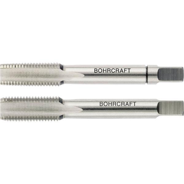 Bohrcraft Hand-Gewindebohrer-Satz HSSG DIN5157 Gasgewinde G 1 Zoll